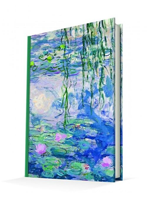 Deffter Art Of World Waterlilies Claude Monet 96 Yaprak Sert Kapak Defter