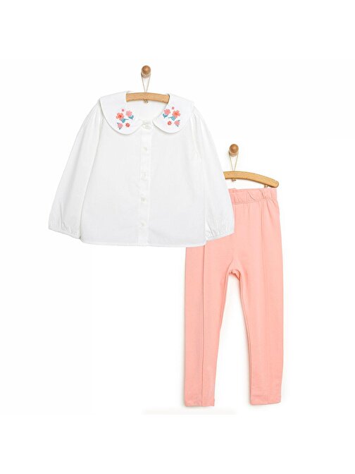 HelloBaby Secret Garden Gömlek-Pantolon Kız Bebek