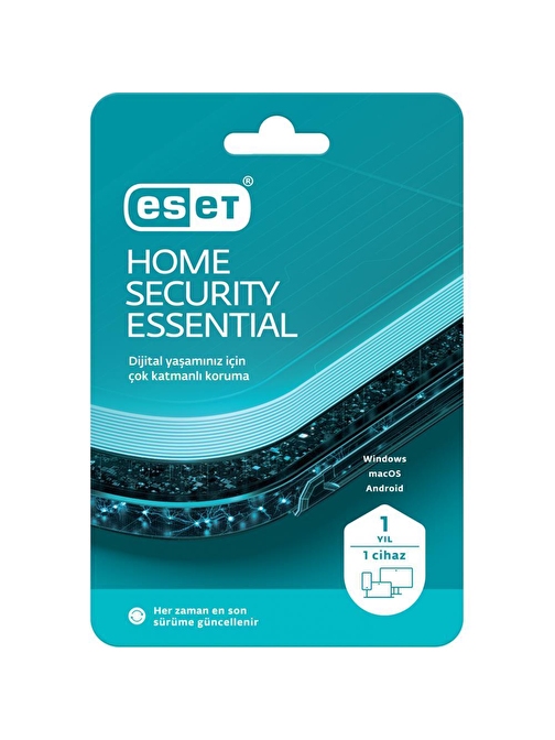 Eset Home Securıty Premıum 1 Kullanıcı 1 Yıl Box Kutu