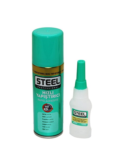 STEEL CK-6361 100ML+8GR HIZLI YAPIŞTIRICI (3877)