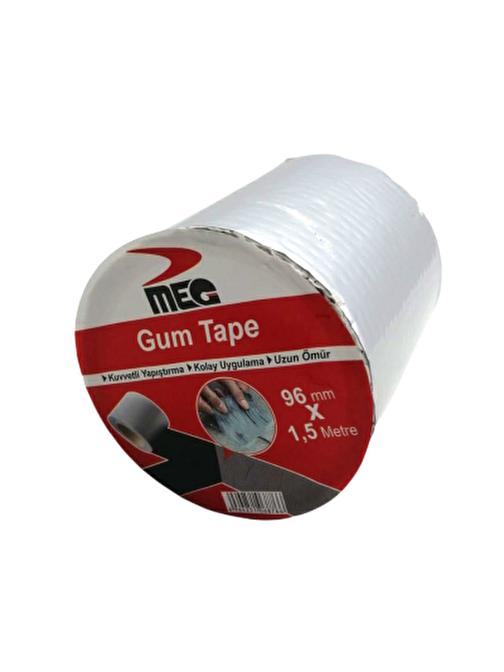 GUM TAPE 96MMX1.5MT SU SIZDIRMAZ SAKIZ TAMİR BANTI (3877)