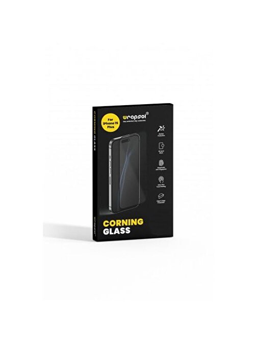 WRP CORNING BLACK GLASS FOR IP15 PLUS
