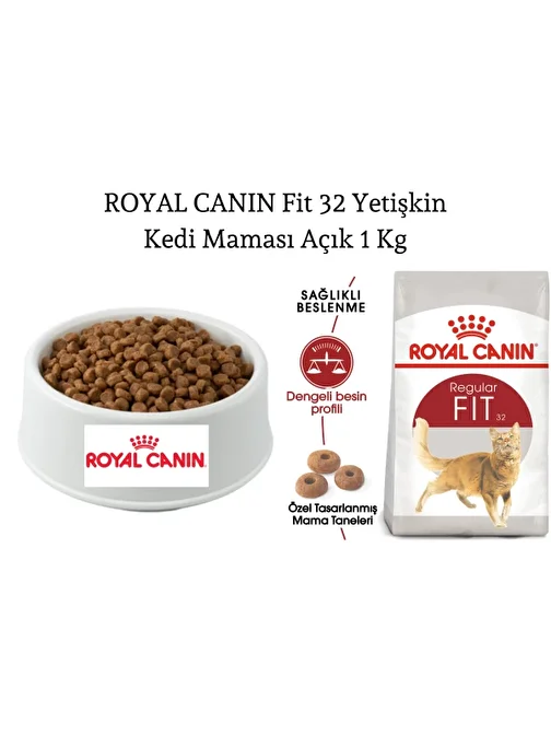 Royal Canin Regular Fit 32 Yetişkin Kedi Maması Açık 1 Kg