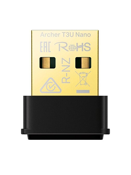 TP-LINK ARCHER T3U NANO 1300 MBPS WI-FI USB ADAPTÖR DUAL BAND
