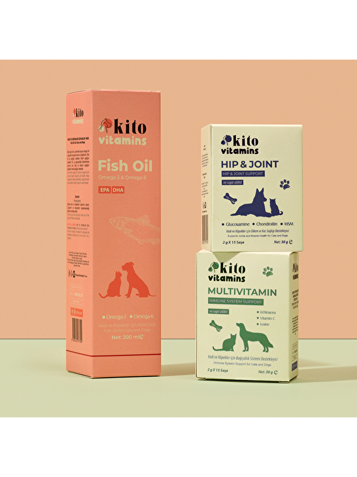 Kedi Ve Köpekler Için Balık Yağı Hip&joint Multivitamin