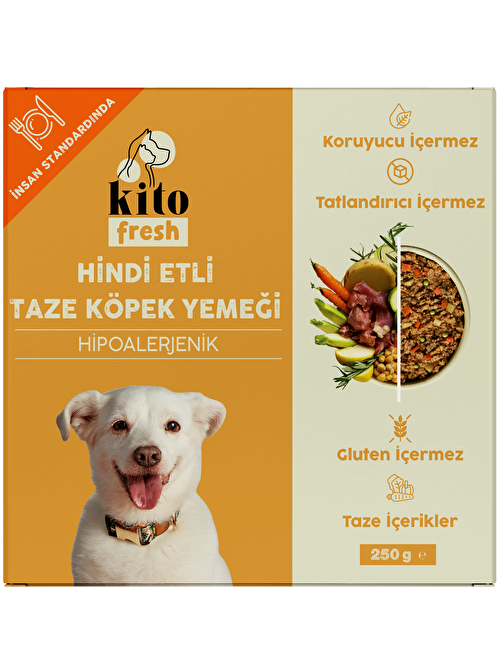 Fresh Hindi Etli Taze Köpek Yemeği