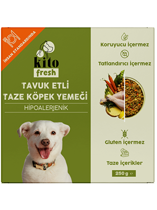 Fresh Tavuk Etli Taze Köpek Yemeği