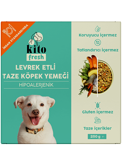 Fresh Levrek Etli Taze Köpek Yemeği