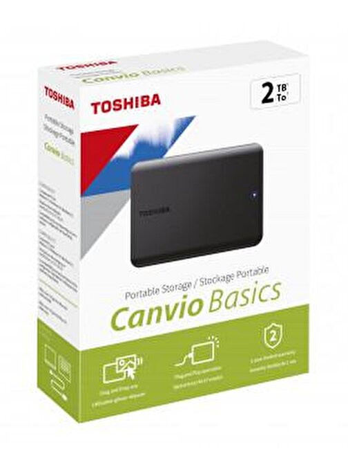 TOSHIBA HDTP320EK3AA 2TB CANVIO READY USB3.2 2.5 inç  Harddisk