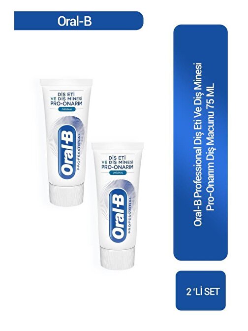 Oral-B Professional Pro-Onarım Diş Macunu 75 ml x2