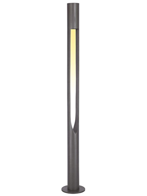 AVONNI BDR-68159-GR Siyah Boyalı Dış Mekan Aydınlatma E27 Aluminyum Polikarbon/Akrilik Cam 16cm