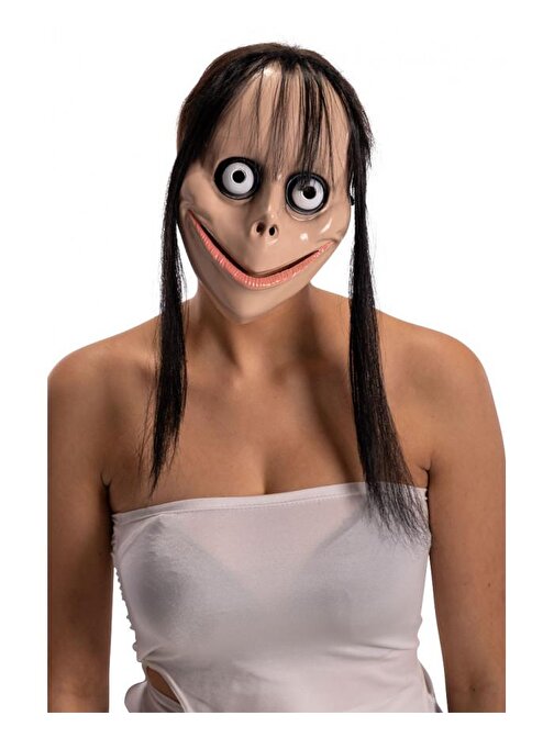 himarry Korkunç Ürpertici Uzun Saçlı Momo Maskesi 24x16 cm