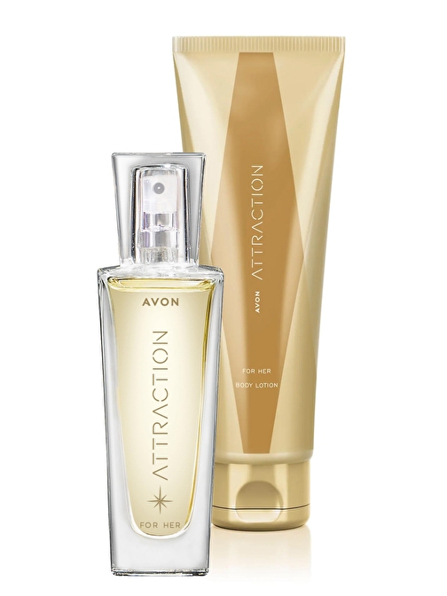 Avon Attraction Kadın Parfüm 30 Ml. ve Vücut Losyonu Paketi