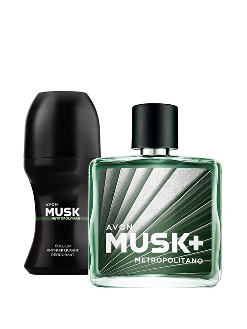 Avon Musk Metropolitano Erkek Parfüm ve Rollon Paketi
