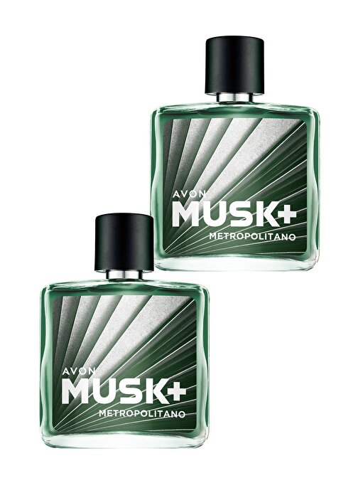 Avon Musk Metropolitano Erkek Parfüm Edt 75 Ml. İkili Set