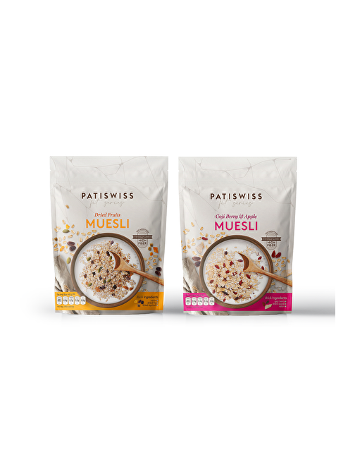 Kuru Meyveli ve Goji Berry Elmalı Müsli Set