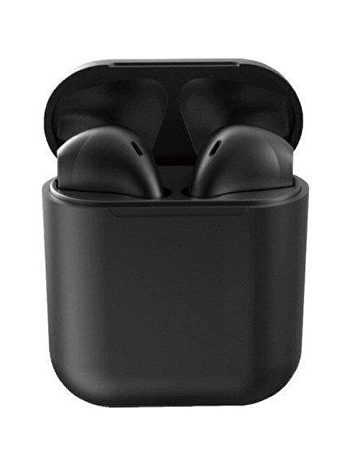 Torima İ12 Bluetooth Kablosuz Kulaklık Pop up  5.0 Stereo - Şarj Üniteli Siyah
