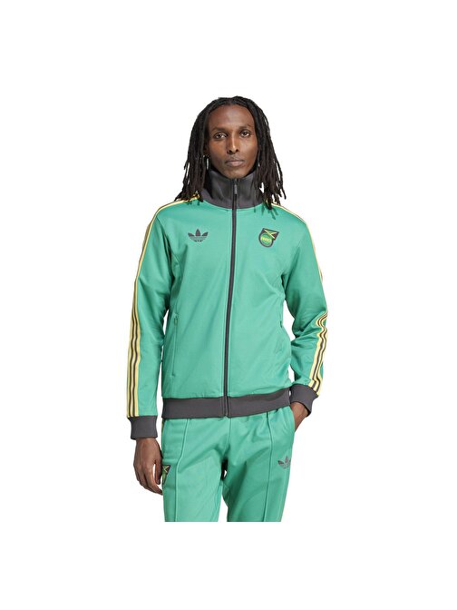 IT7804-E adidas Jamaica Beckenbauer Track Top Jff Erkek Ceket Yeşil