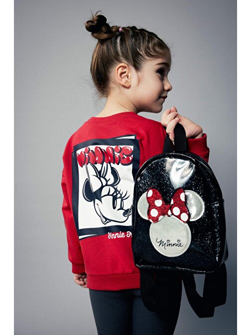 Kız Bebek Disney Mickey & Minnie Sweatshirt Tayt 2li Takım C0774A524SP