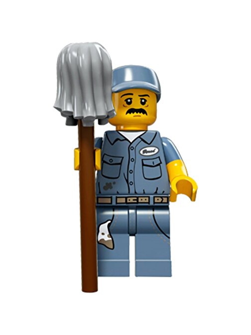 Lego Minifigür - Seri 15 - 71011 - Janitor