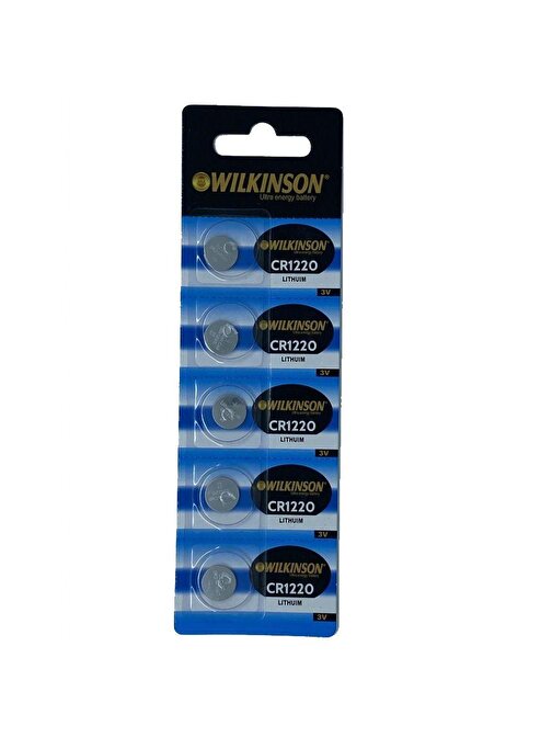 WILKINSON 1220 3V Lityum Düğme Pil 5'li Paket