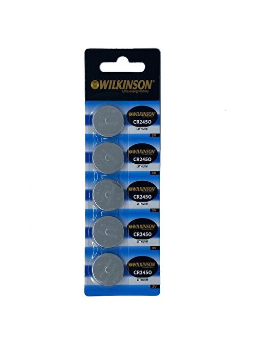 WILKINSON 2450 3V Lityum Düğme Pil 5'li Paket