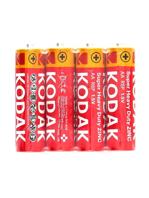 Kodak AA Pil Super Heavy Duty Çinko Karbon Kalem Pil 60 adet