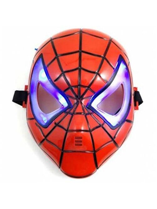 Led Işıklı Spiderman Örümcek Adam Maskesi