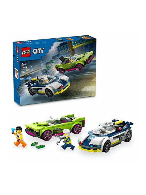 LEGO Polis Arabası ve Spor Araba Takibi 60415