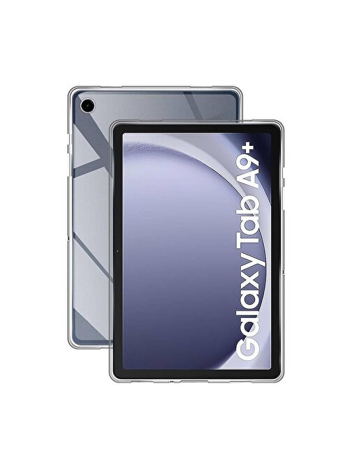 Gpack Samsung Galaxy Tab A9 Plus X210 Kılıf Silikon Arkası Buzlu Lüx Koruma s3