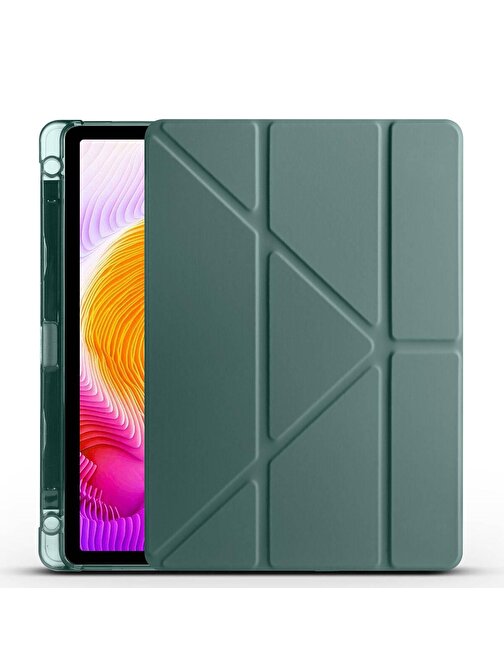 Gpack Xiaomi Redmi Pad SE Kılıf Standlı Katlanabilir Pu Silikon tf1