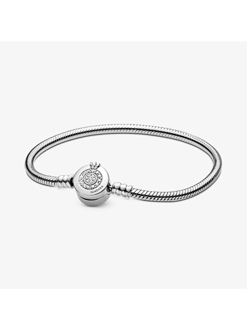 Pandora Moments Işıltılı Taç O Klipsli Bileklik 20Cm 599046C01