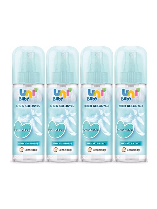 Uni Baby Bebek Kolonyası Bebeksi Kokular 4 x 150 ML