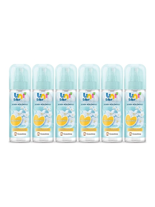 Uni Baby Bebek Kolonyası Çiçeksi Kokular 6 x 150 Ml