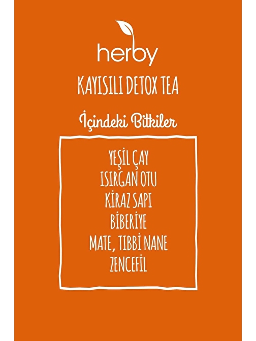 Detox Tea Kayısılı Diyete Destek Detoks Bitki Çayı 2'li Paket