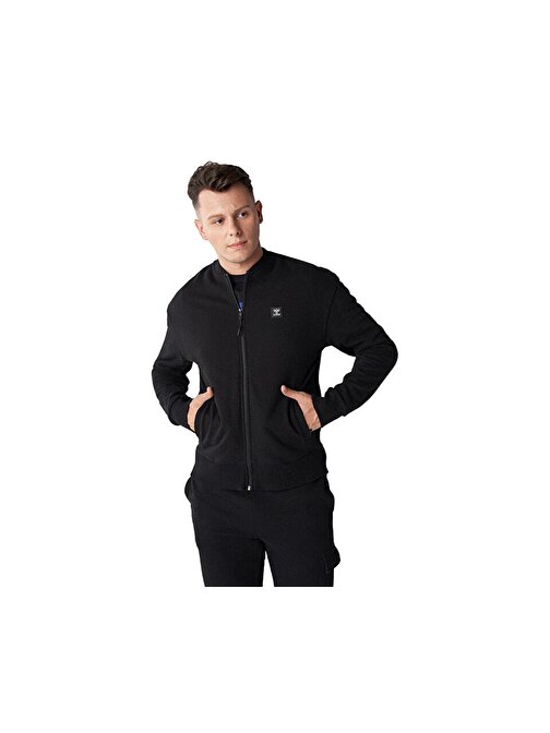 Hummel Hmlnick Bomber Zip Jacket Erkek Günlük Ceket 921809-2001 Siyah