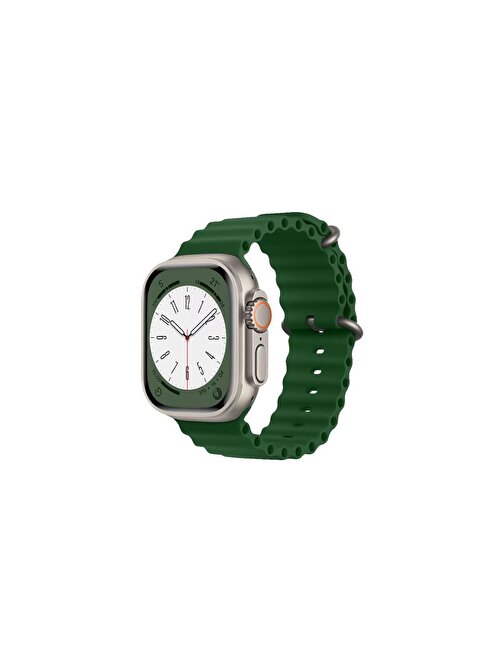 Sunix Apple Watch 38mm / 40mm / 41mm Uyumlu Akıllı Saat Kordonu Yeşil