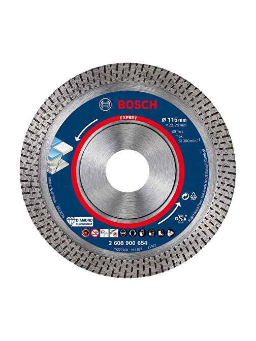 Bosch EXPERT HardCeramic Elmas Kesme Diski 115 x 22,23 x 1,4 x 10 mm