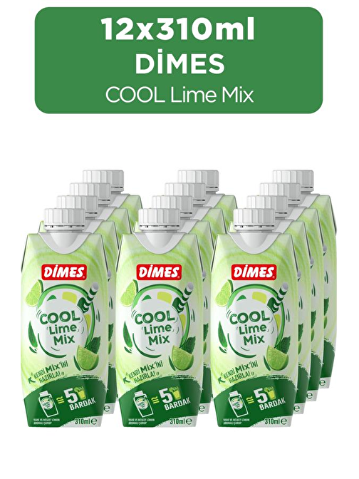 Dimes Cool Lime Mix 310 Ml 12'li