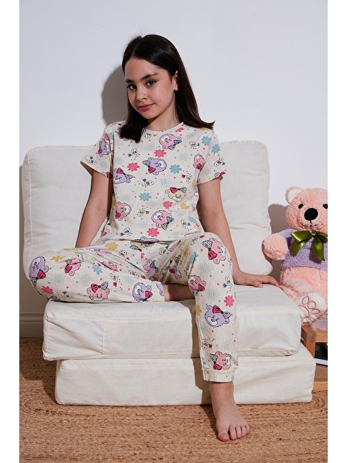 Lela Kız Çocuk Pijama Takımı 6651004