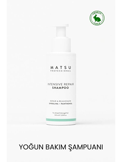 MATSU Intensive Repair Yıpranmış Saçlar Için Yoğun Bakım Şampuanı 100ml