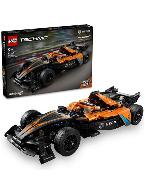 LEGO® Technic Neom Mclaren Formula E Yarış Arabası 42169 - 9 Yaş ve Üzeri Çocuklar Için Koleksiyonluk Yaratıcı Yarış Arabası Model Yapım Seti (452 Parça)