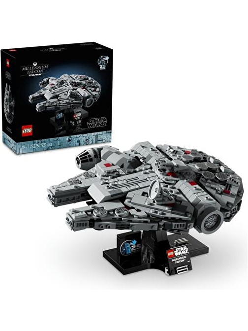 LEGO® Star Wars# Millennium Falcon# 75375 - Star Wars Seven Yetişkinler Için Inşa Edilebilen Koleksiyonluk Yaratıcı Starship Modeli Yapım Seti (921 Parça)