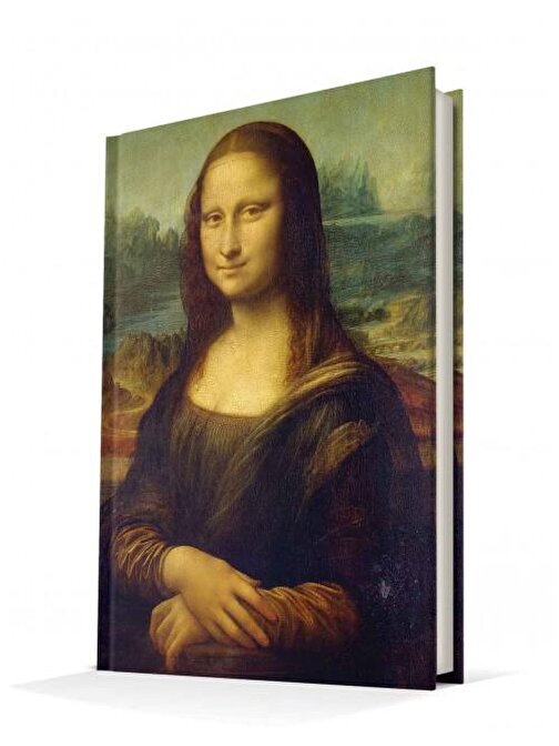 Deffter Art Of Word Da Vinci MonaLisa Çizgisiz 96 Yaprak Sert Kapak Defter