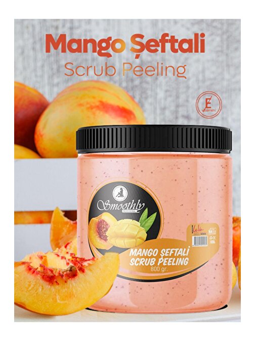 SMOOTHLY MANGO ŞEFTALİ SCRUB PEELİNG 800GR