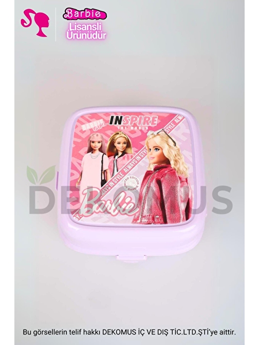 LİSANSLI BARBIE 2 KATLI BESLENME KUTUSU *SMART LUNCH BOX* INSPIRE