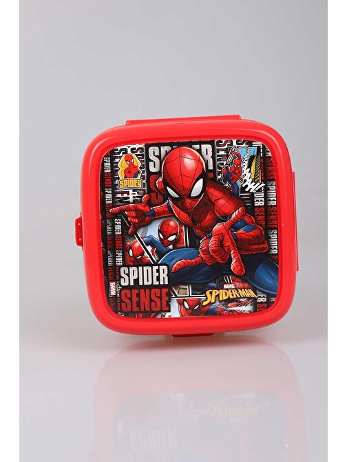 LİSANSLI SPIDERMAN 500 ML TRITAN MATARA VE 2 KATLI BESLENME KUTUSU / LUNCH BOX SETİ