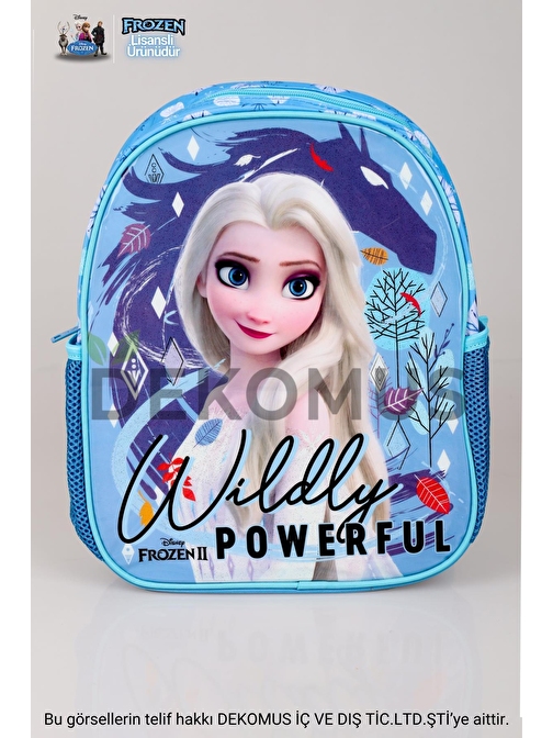 YENİ SEZON LİSANSLI ELSA FROZEN ANAOKUL ÇANTASI HAWK JR WIDELY