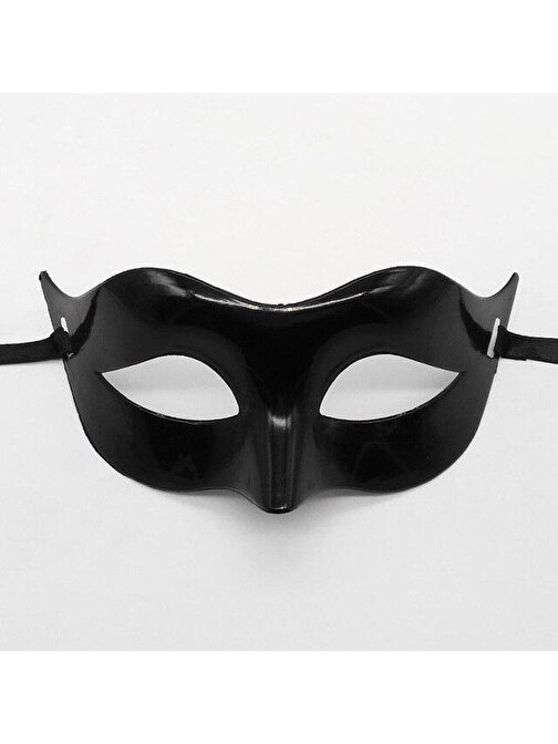 Siyah Renk Masquerade Kostüm Partisi Venedik Balo Maskesi (3877)