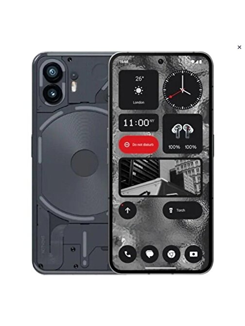 Nothing Phone 2 Uyumlu Ön+Arka Full Body Parmak izi bırakmaz Ultra koruyucu MATE Jelatin
